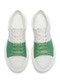 Detail View - Click To Enlarge - BOTH - 'PRO TEC' contrast rubber panel leather sneakers