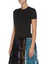 Detail View - Click To Enlarge - ALICE & OLIVIA - 'Aster' graphic print collar knit top