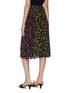 Back View - Click To Enlarge - ALICE & OLIVIA - 'Jenessa' panelled leopard print colourblock slit hem skirt