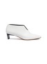 Main View - Click To Enlarge - GRAY MATTERS - 'Piega' sliced vamp leather shooties