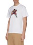 Front View - Click To Enlarge - 8-BIT - Textured fighting captain print unisex T-shirt