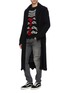 Figure View - Click To Enlarge - HACULLA - 'Dracula' graphic embroidered coat