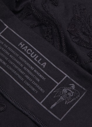  - HACULLA - Graphic chenille patch distressed border T-shirt