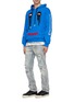 Figure View - Click To Enlarge - HACULLA - Graphic chenille patch hoodie