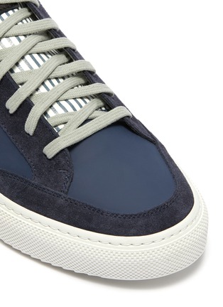 Detail View - Click To Enlarge - P448 - 'F9 Soho' suede panelled rubber sneakers