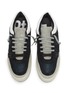 Detail View - Click To Enlarge - P448 - 'Thomas' buckle panelled suede sneakers