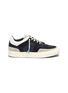 Main View - Click To Enlarge - P448 - 'Thomas' buckle panelled suede sneakers