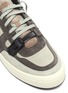 Detail View - Click To Enlarge - P448 - 'Thomas' buckle panelled suede sneakers