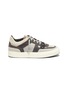 Main View - Click To Enlarge - P448 - 'Thomas' buckle panelled suede sneakers