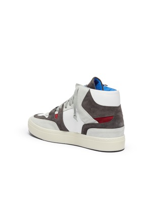  - P448 - 'Thomas' panelled leather sneakers