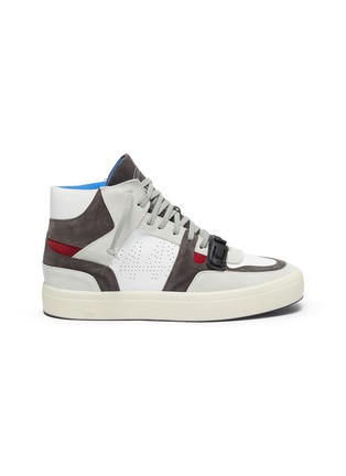 Main View - Click To Enlarge - P448 - 'Thomas' panelled leather sneakers