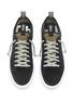 Detail View - Click To Enlarge - P448 - 'Soho' neoprene layered suede sneakers