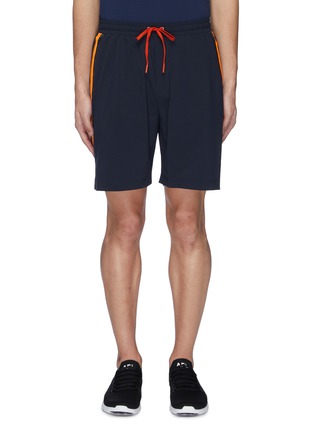 Main View - Click To Enlarge - PARTICLE FEVER - Stripe outseam basketball shorts