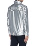 Back View - Click To Enlarge - PARTICLE FEVER - Detachable hood windbreaker jacket