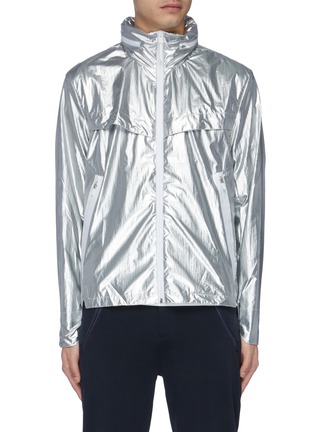 Main View - Click To Enlarge - PARTICLE FEVER - Detachable hood windbreaker jacket