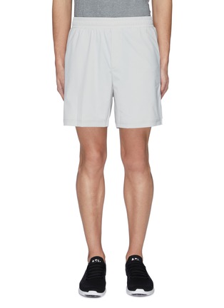 Main View - Click To Enlarge - PARTICLE FEVER - Logo stripe outseam basketball shorts
