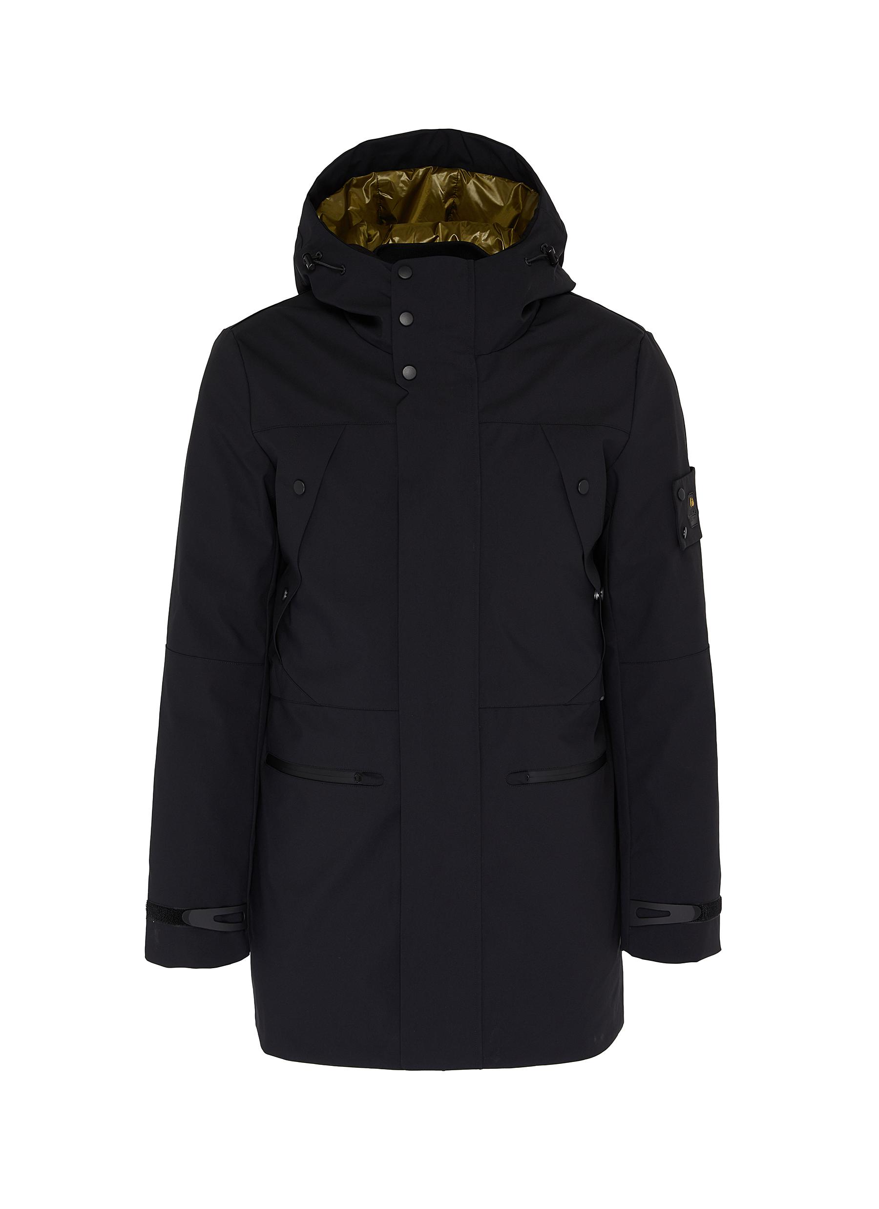 hooded down parka