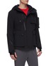 Detail View - Click To Enlarge - TRICKCOO - Multi-pocket padded unisex hooded down jacket