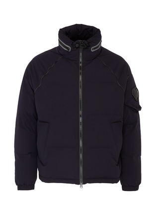 Main View - Click To Enlarge - TRICKCOO - Retractable hood padded quilted unisex down jacket
