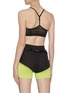 Back View - Click To Enlarge - PARTICLE FEVER - Mesh overlay sports bra