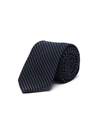 Main View - Click To Enlarge - DRAKE'S - Dotted silk grenadine tie