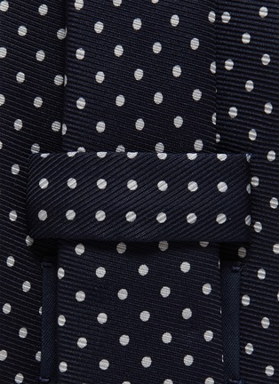 Detail View - Click To Enlarge - DRAKE'S - Polka dot print silk tie