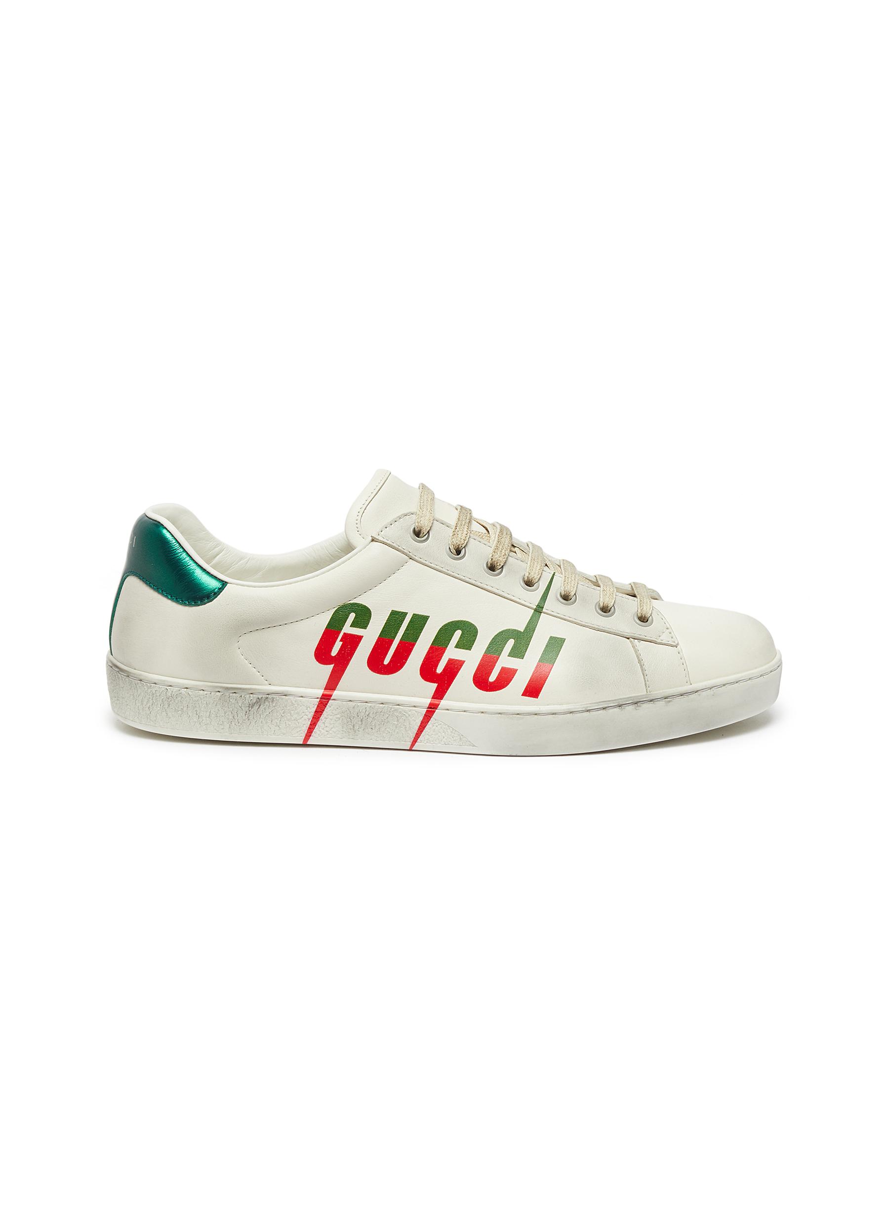 gucci distressed shoes