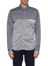 Main View - Click To Enlarge - NANAMICA - Stripe panel patchwork shirt