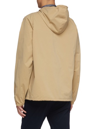Back View - Click To Enlarge - NANAMICA - Hooded coach jacket