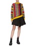 Figure View - Click To Enlarge - ANGEL CHEN - Abstract check intarsia sweater