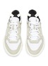 Detail View - Click To Enlarge - ACNE STUDIOS - Chunky outsole suede panel mesh sneakers