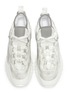 Detail View - Click To Enlarge - ACNE STUDIOS - Spray effect leather chunky sneakers