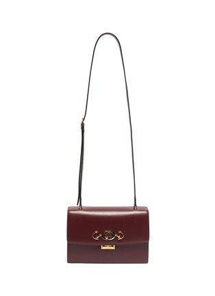 Main View - Click To Enlarge - GUCCI - 'Zumi' leather flap shoulder bag