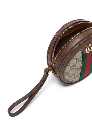 Detail View - Click To Enlarge - GUCCI - 'Ophidia' web stripe GG Supreme canvas wallet