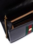 Detail View - Click To Enlarge - GUCCI - 'Rajah' Web stripe mini leather bag
