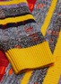  - ANGEL CHEN - Colourblock stripe distressed sweater