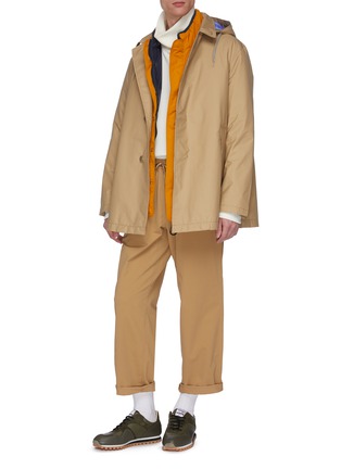 Figure View - Click To Enlarge - NANAMICA - GORE-TEX® short soutien collar coat