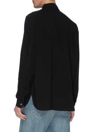 Back View - Click To Enlarge - OUR LEGACY - Chest pocket half-zip shirt