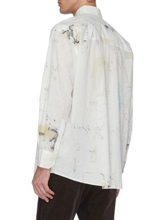Back View - Click To Enlarge - OUR LEGACY - 'Less Borrowed' graffiti print shirt