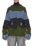Main View - Click To Enlarge - JW ANDERSON - Twist front colourblock panelled sweater
