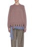 Main View - Click To Enlarge - JW ANDERSON - Georgette drape sweater