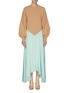 Main View - Click To Enlarge - JW ANDERSON - Patchwork panel bell sleeve drape dress
