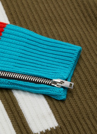  - MRZ - Colourblock stripe virgin wool-cashmere sweater