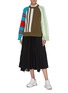Figure View - Click To Enlarge - MRZ - Colourblock stripe virgin wool-cashmere sweater
