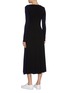 Back View - Click To Enlarge - MRZ - Knot front colourblock virgin wool knit dress
