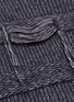  - MRZ - 'Dolcevita Flottante' tiered fringe distressed oversized turtleneck sweater