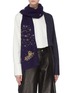 Figure View - Click To Enlarge - JANAVI - 'Shuttle' embellished cashmere-Merino wool scarf