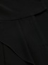  - BIANCA SPENDER - Ruffle side crepe sleeveless blazer jumpsuit