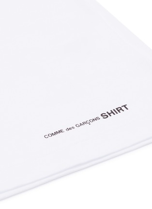  - COMME DES GARÇONS SHIRT - Logo print hem T-shirt