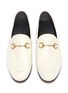Detail View - Click To Enlarge - GUCCI - 'Brixton' horsebit leather step-in loafers